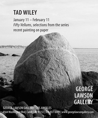 'Fifty Vellums' exhibit by Tad Wiley at George Lawson Gallery