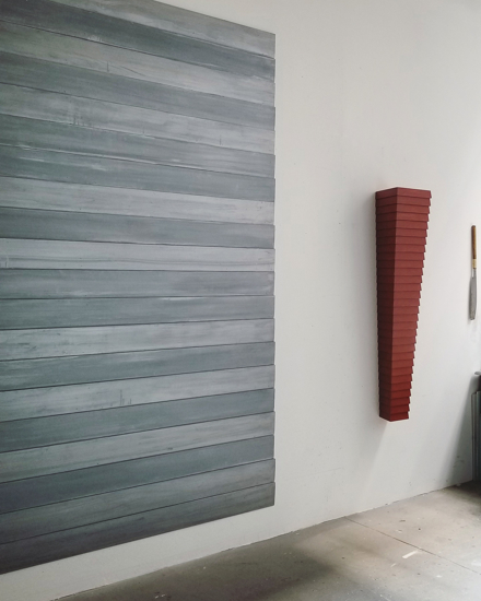 Tad Wiley sculpture on exhibit at Mana Contemporary, 2020